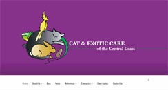 Desktop Screenshot of catandexoticcare.com